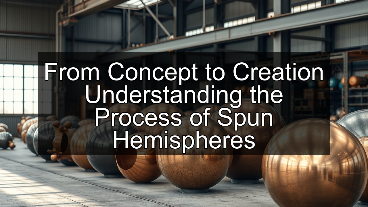 manufacturing spun hemispheres hemisphere brass