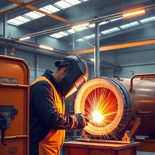 efficiency tank welding machine torch tank fabrication water tank